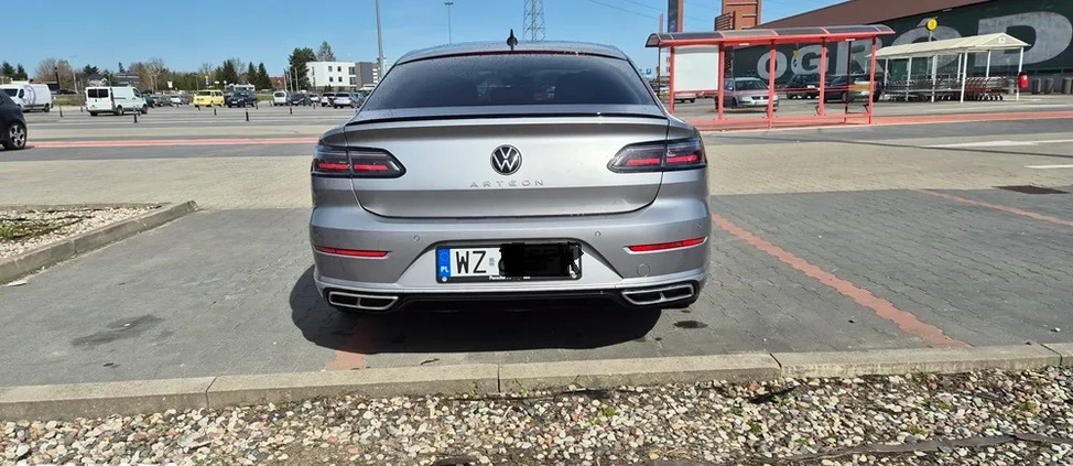 Volkswagen Arteon cena 167000 przebieg: 7000, rok produkcji 2022 z Warszawa małe 154